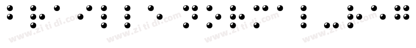 Braille Normal-Regul字体转换